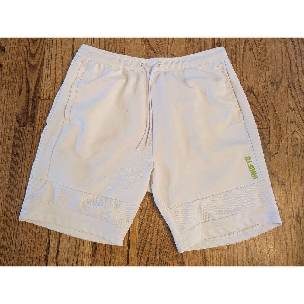 Kappa White Intwill Athletic Shorts Drawstring Pockets Men's XL READ DESCRIPTION